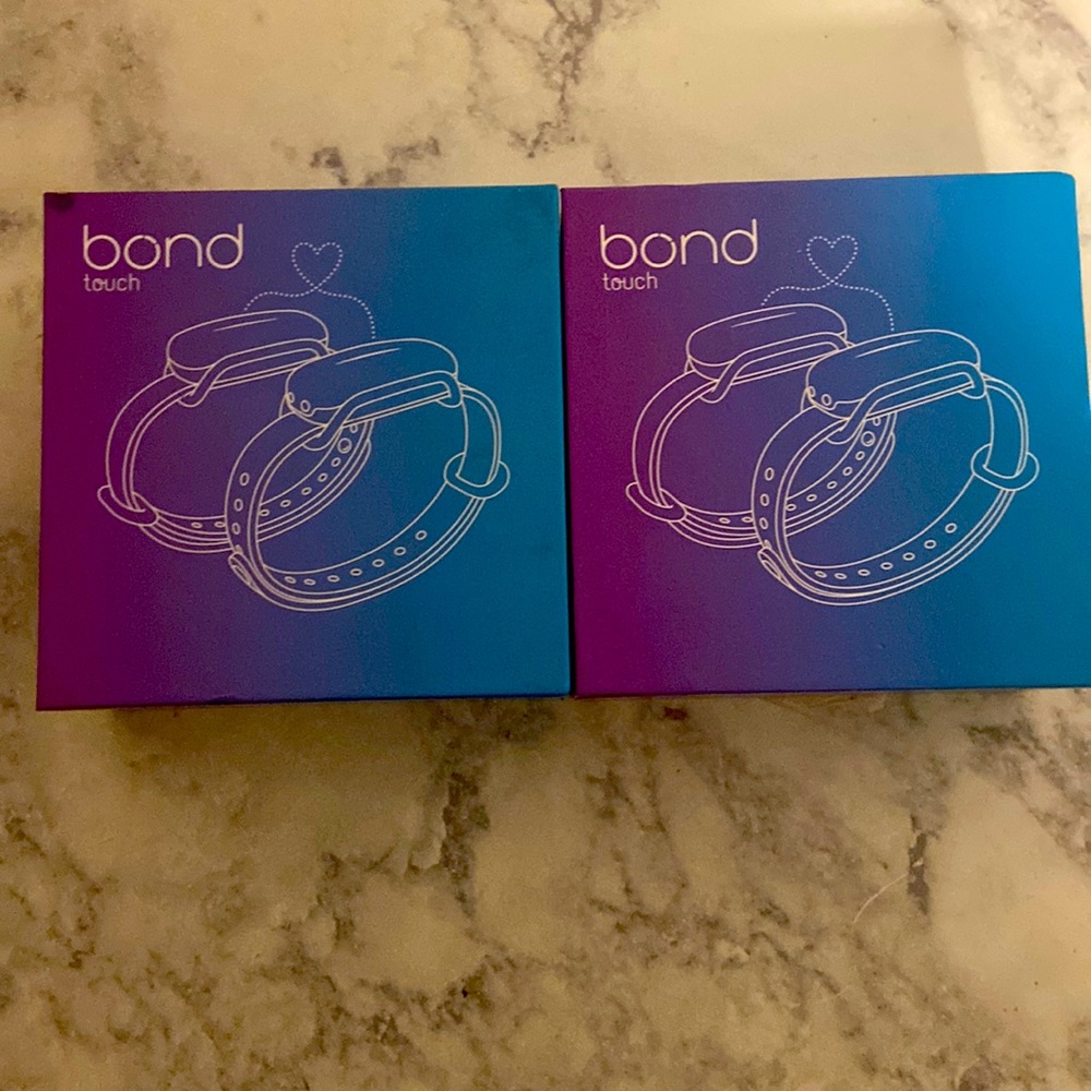 Pair of bond touch bracelets